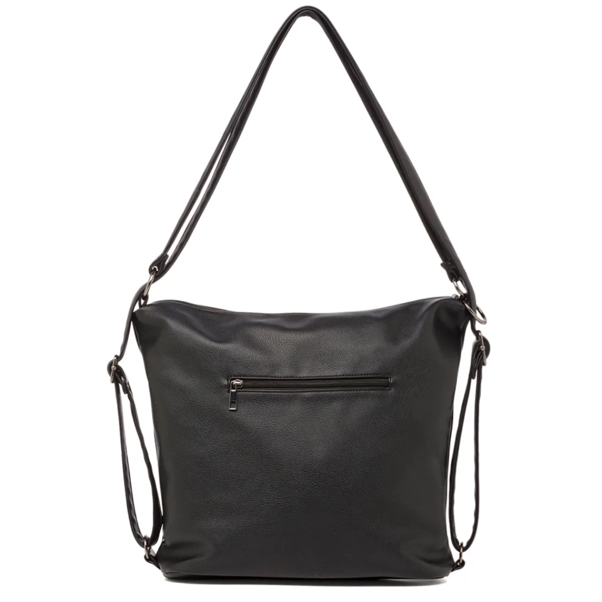 Sale Borsa nera da Donna con tracolla e doppia zip Donna Zaini Donna