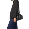 Discount Borsa Secchiello da Donna Nera con Tracolla Regolabile Donna Borse A Tracolla Donna