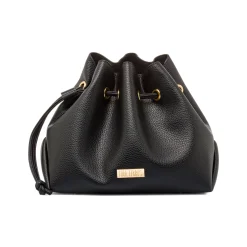 Discount Borsa Secchiello da Donna Nera con Tracolla Regolabile Donna Borse A Tracolla Donna