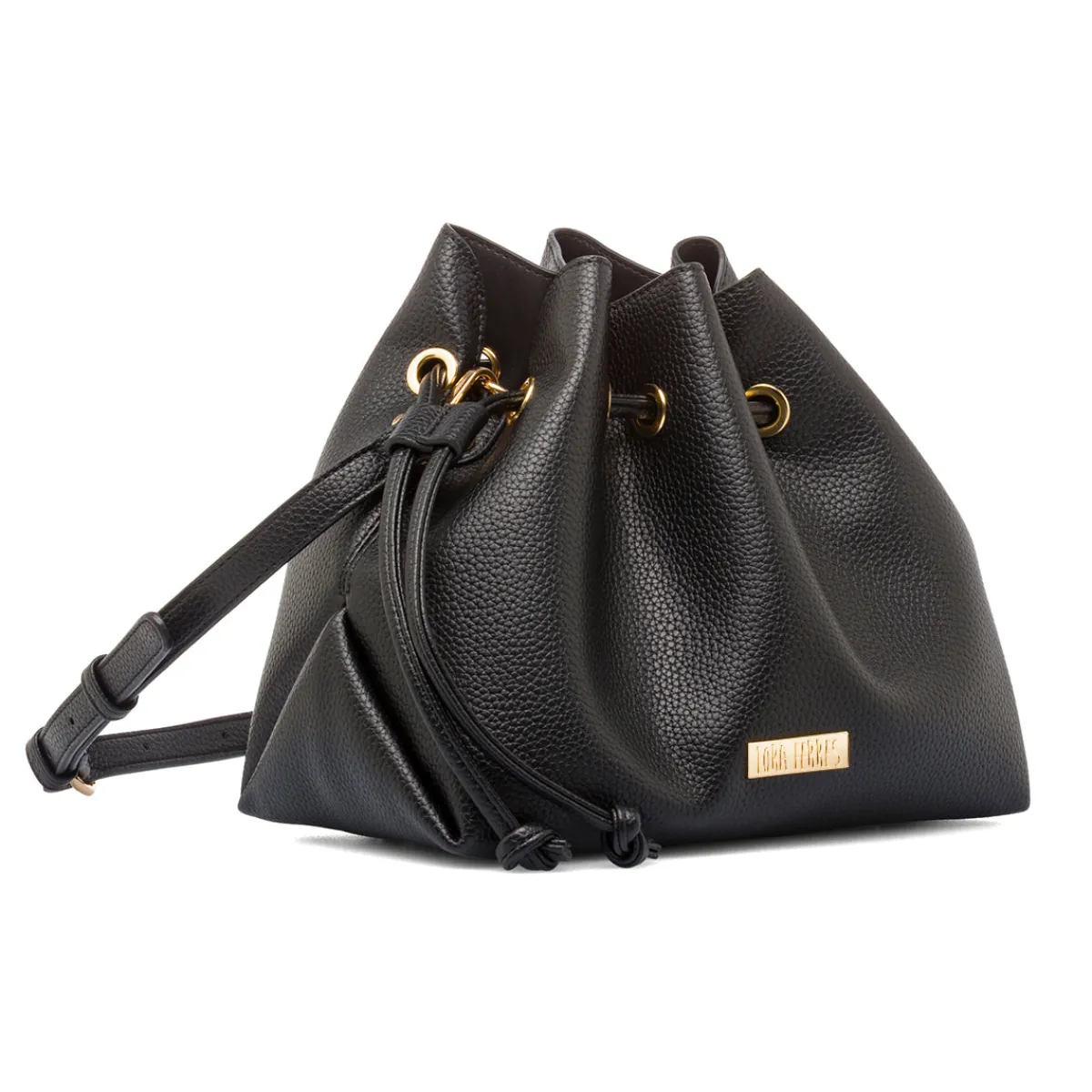 Discount Borsa Secchiello da Donna Nera con Tracolla Regolabile Donna Borse A Tracolla Donna