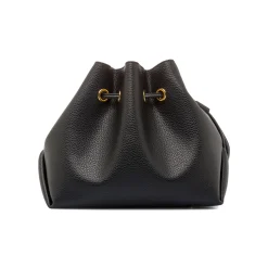 Discount Borsa Secchiello da Donna Nera con Tracolla Regolabile Donna Borse A Tracolla Donna