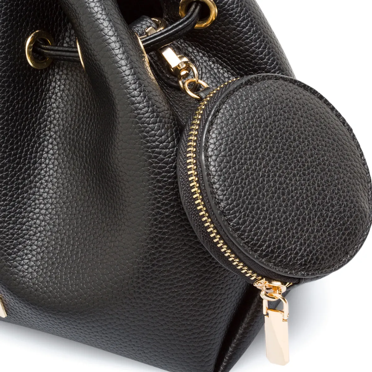 Discount Borsa Secchiello da Donna Nera con Tracolla Regolabile Donna Borse A Tracolla Donna