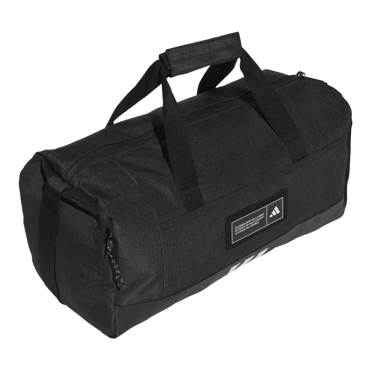 New Borsa sportiva nera con etichetta logo frontale Borse Sportive