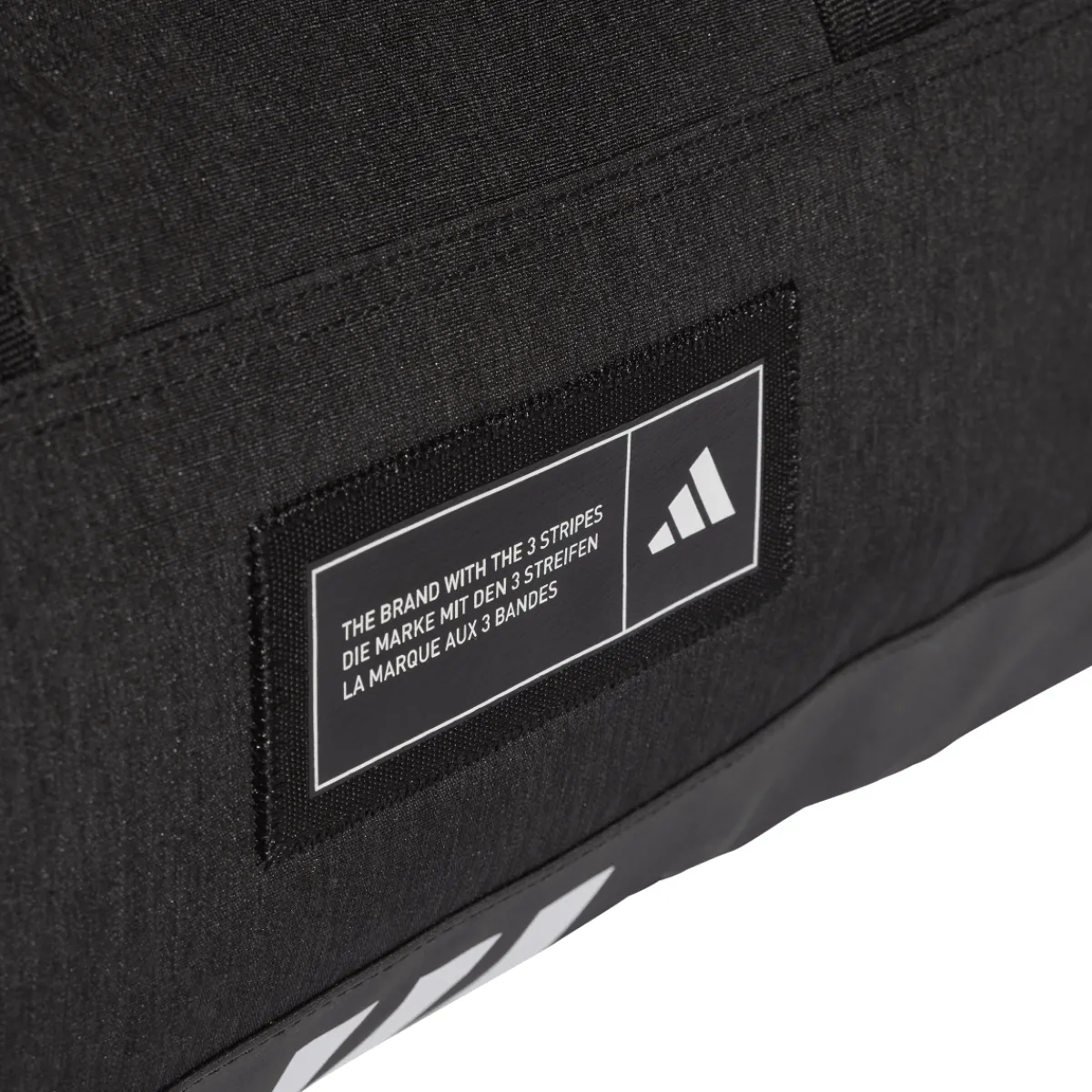 New Borsa sportiva nera con etichetta logo frontale Borse Sportive