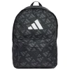 Outlet Borsa sportiva nera Unisex con stampa Zaini Sportivi