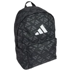 Outlet Borsa sportiva nera Unisex con stampa Zaini Sportivi
