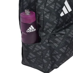 Outlet Borsa sportiva nera Unisex con stampa Zaini Sportivi