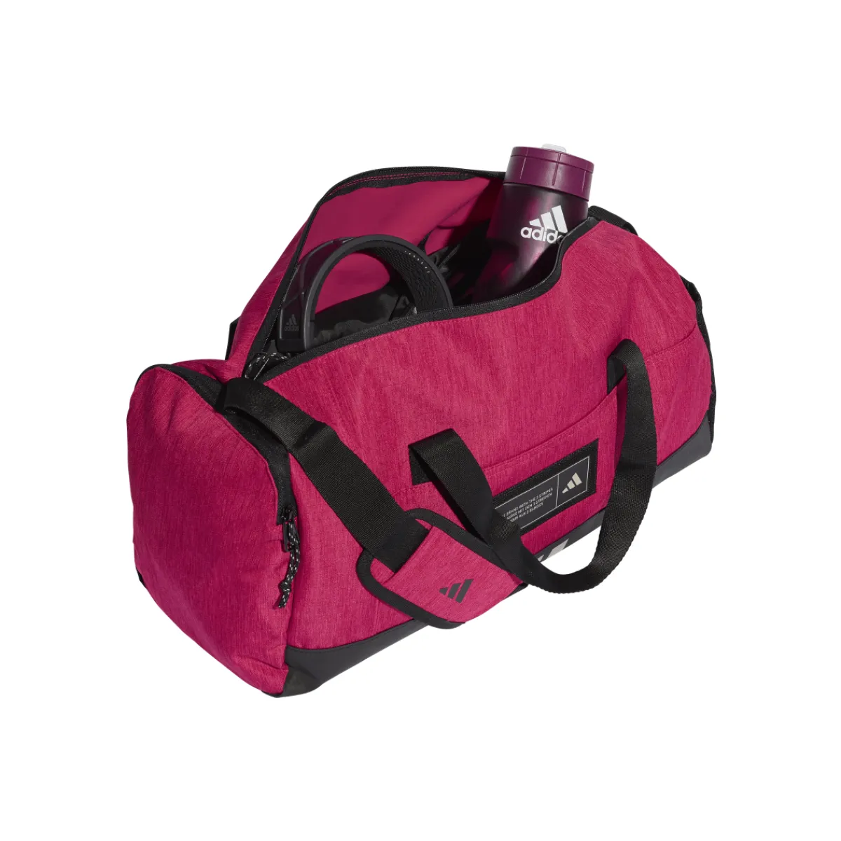 Discount Borsa sportiva rosa con etichetta logo frontale Borse Sportive