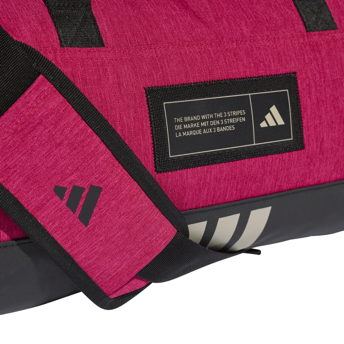 Discount Borsa sportiva rosa con etichetta logo frontale Borse Sportive