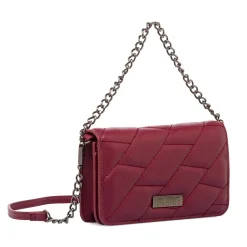Outlet Borse rossa da Donna con tracolla a catena Donna Clutch & Pochette