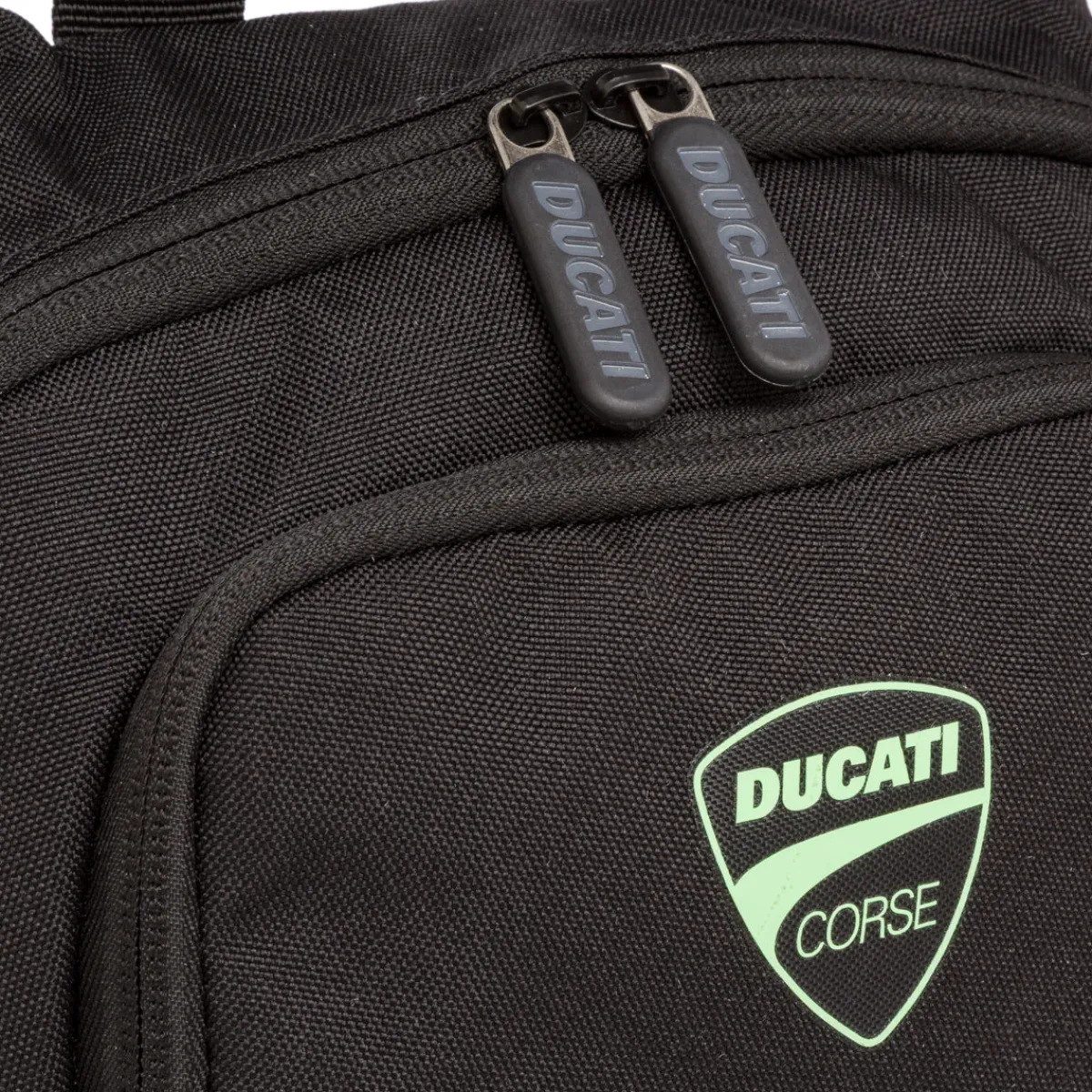 Online Borsello a tracolla da Uomo nero con logo verde fluo Corse Marsupi E Borselli Sport|Borse Sportive