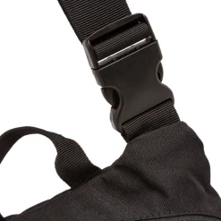 Online Borsello a tracolla da Uomo nero con logo verde fluo Corse Marsupi E Borselli Sport|Borse Sportive