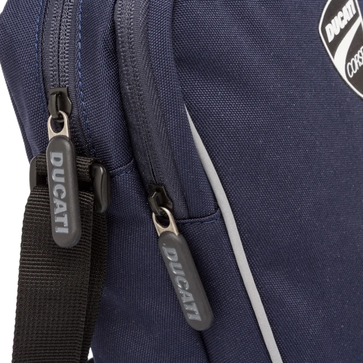 Online Borsello a tracolla da Uomo blu con logo bianco Corse Marsupi E Borselli Sport|Borse Sportive