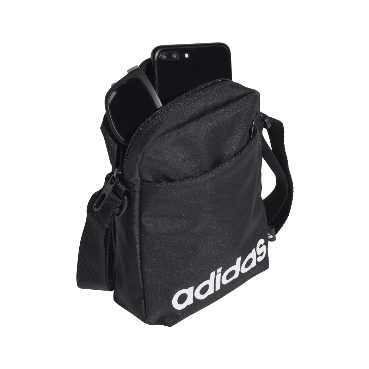 Discount Borsello nero con tasca e logo frontale Marsupi E Borselli Sport|Borse Sportive