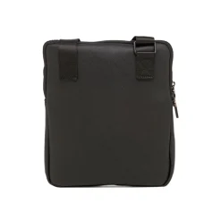 Hot Borsello nero da Uomo con diversi scomparti e logo Uomo Borse A Tracolla Uomo