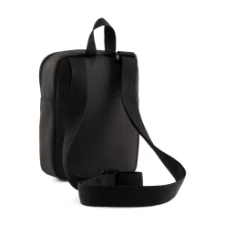 New Borsello sportivo nero con tasche e tracolla con logo Phase Marsupi E Borselli Sport|Borse Sportive