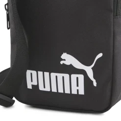 New Borsello sportivo nero con tasche e tracolla con logo Phase Marsupi E Borselli Sport|Borse Sportive