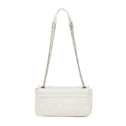 Best Borsetta a tracolla bianca da Donna trapuntata con motivo a rombi Donna Borse A Tracolla Donna|Borse Cerimonia