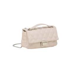 Borsetta a tracolla rosa da Donna trapuntata con motivo a rombi Donna Borse A Tracolla Donna|Scarpe Eleganti