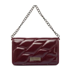 New Borsetta Bordeaux da Donna con tracolla a catena Donna Clutch & Pochette