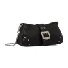 Sale Borsetta nera da Donna con chiusura regolabile con fibbia Donna Borse A Spalla