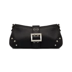 Sale Borsetta nera da Donna con chiusura regolabile con fibbia Donna Borse A Spalla