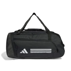Sale Borsone sportivo nero da palestra TR Duffle S 3-Stripes Borse Sportive