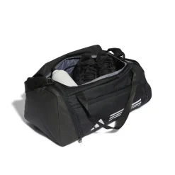 Sale Borsone sportivo nero da palestra TR Duffle S 3-Stripes Borse Sportive