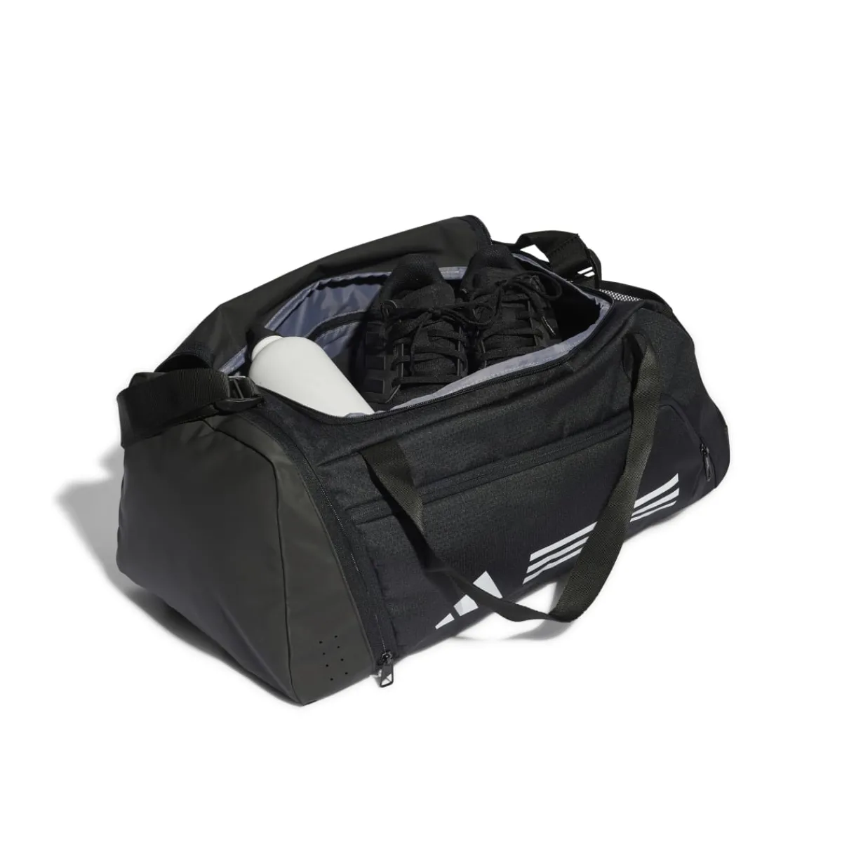 Sale Borsone sportivo nero da palestra TR Duffle S 3-Stripes Borse Sportive