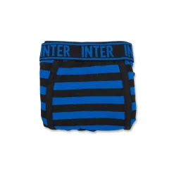 Discount Boxer nerazzurri da bambino con logo Bambino Intimo Bambino