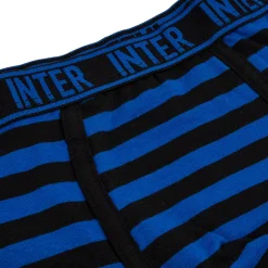 Discount Boxer nerazzurri da bambino con logo Bambino Intimo Bambino