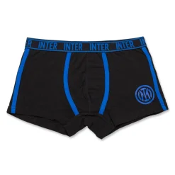 New Boxer neri da bambino con logo Bambino Intimo Bambino