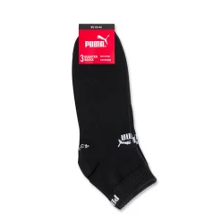 Best Calzini 3 paia in cotone neri Unisex Donna Calzini Sportivi|Abbigliamento Puma