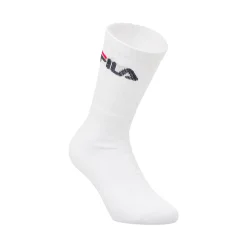 Hot Calzini alti in Cotone bianchi 3 paia con logo Donna Calzini Sportivi|Calzini Uomo