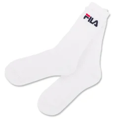 Hot Calzini alti in Cotone bianchi 3 paia con logo Donna Calzini Sportivi|Calzini Uomo