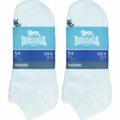 Clearance Calzini corti bianchi 5 paia in cotone unisex Donna Calzini Sportivi|Calzini Donna