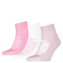 Online Calzini corti da Donna 3 paia rosa, bianco e lilla Donna Calzini Sportivi|Abbigliamento Puma