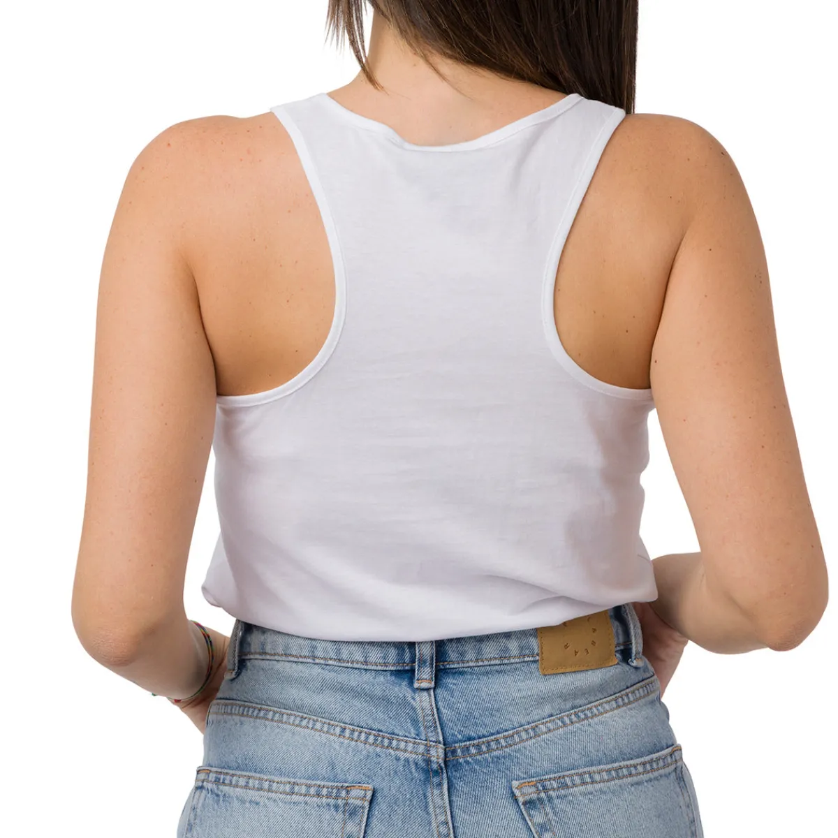 Canotta sportiva bianca da Donna in Cotone con stampa LA Lakers NBA Donna Abbigliamento Nba|T-Shirt Donna