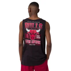 New Canotta sportiva da Uomo in Cotone nera della squadra NBA Uomo Abbigliamento Nba|T-Shirt Uomo