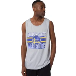 Outlet Canotta sportiva grigia da Uomo della squadra NBA Uomo Abbigliamento Nba|T-Shirt Uomo