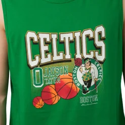 Clearance Canotta sportiva Verde da Uomo in cotone e Jayson Tatum NBA Uomo Abbigliamento Nba|T-Shirt Uomo
