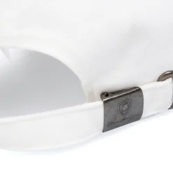 Online Cappellino bianco da uomo con logo Uomo Cappellini|Cappelli Uomo