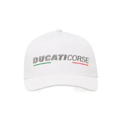 Online Cappellino bianco regolabile da Uomo Corse Uomo Cappellini|Cappelli Uomo