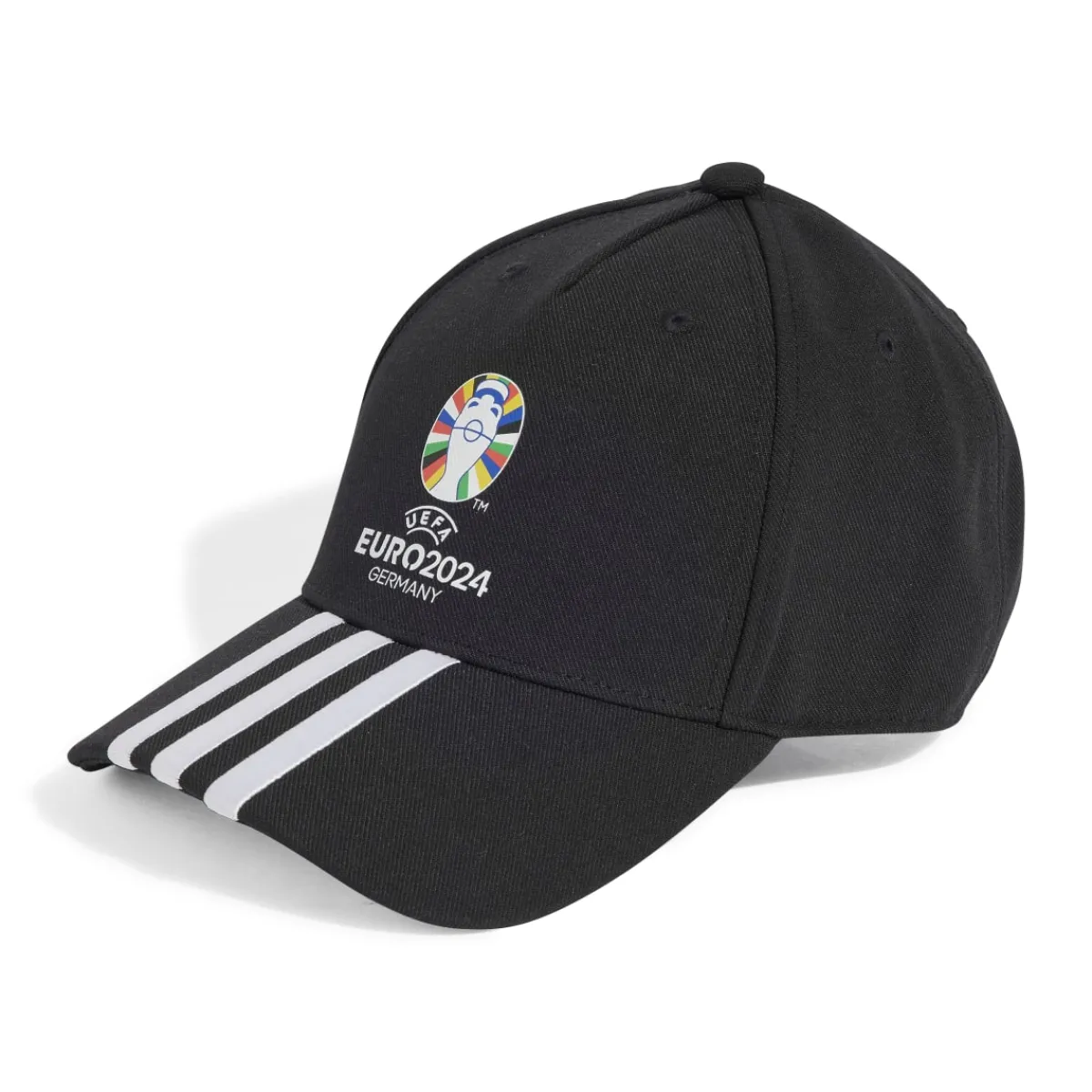 Clearance Cappellino con visiera nero e bianco UEFA EURO24 Official Emblem Donna Cappellini|Cappelli Uomo