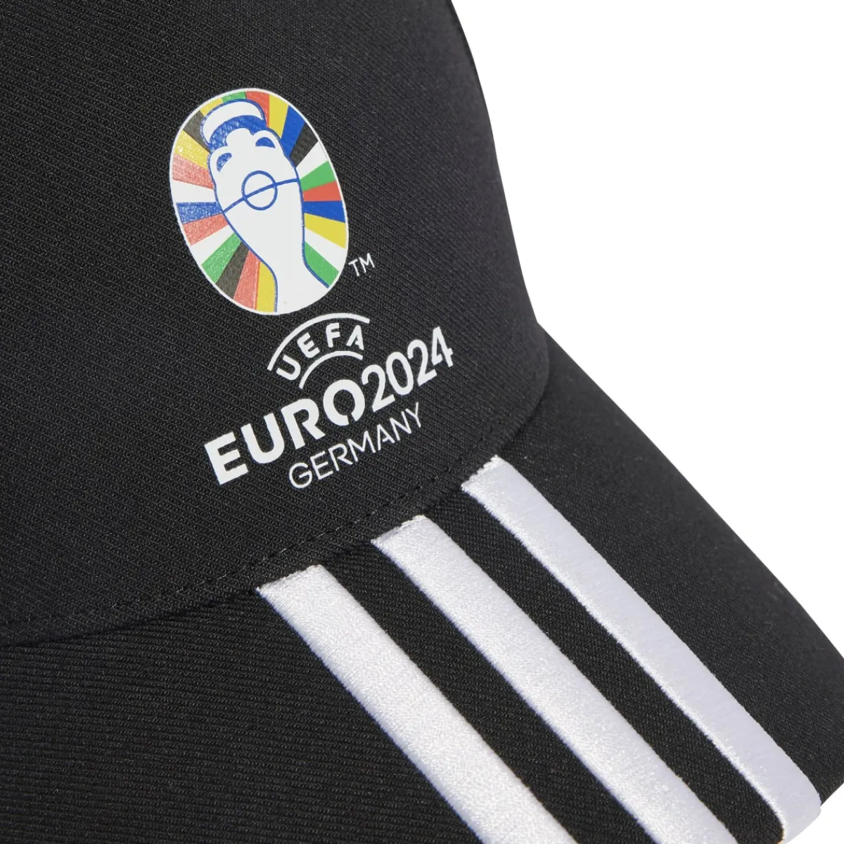 Clearance Cappellino con visiera nero e bianco UEFA EURO24 Official Emblem Donna Cappellini|Cappelli Uomo