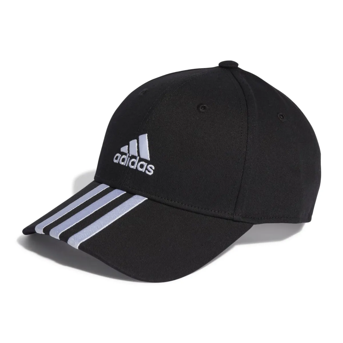 Cappellino da baseball nero 3-stripes Cotton Twill Donna Cappellini|Cappelli Uomo