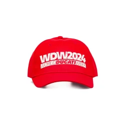 New Cappellino da uomo rosso con logo WDW2024 Uomo Cappellini|Cappelli Uomo
