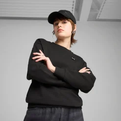 Online Cappellino nero con logo e chiusura con strappo Ess Metal Donna Cappellini|Cappelli Uomo