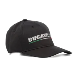 Hot Cappellino nero da Uomo con scritta Corse Uomo Cappellini|Cappelli Uomo