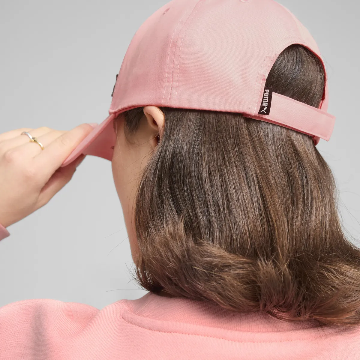 Hot Cappellino rosa con logo e chiusura con strappo Ess Metal Donna Cappellini|Cappelli Uomo